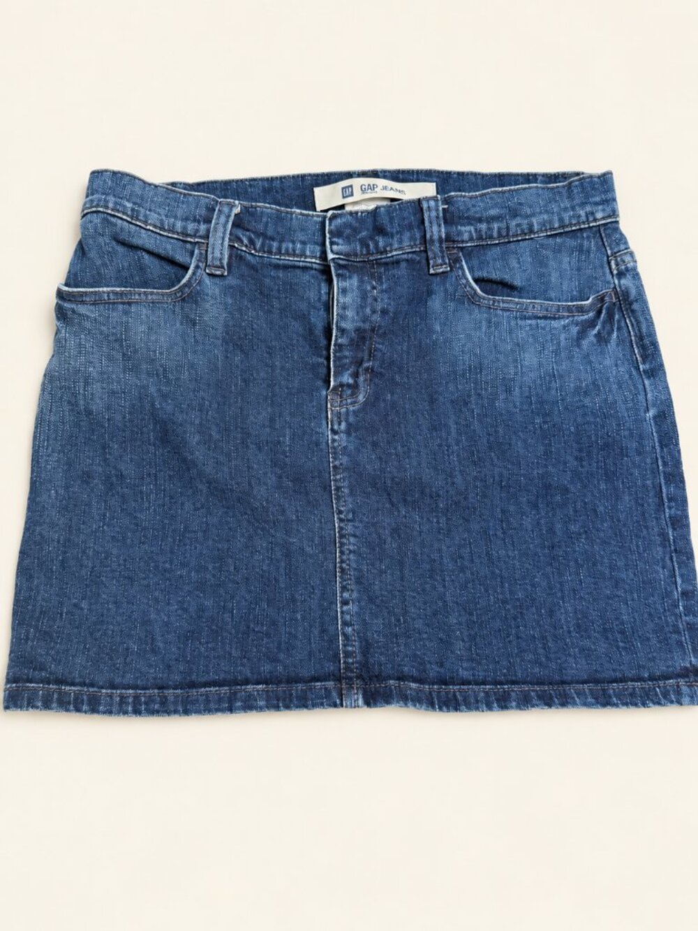 Gap Jeans Stretch Denim Mini Skirt Blue Size 10